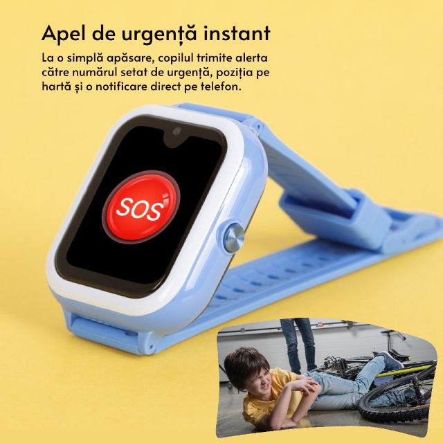 Ceas smartwatch copii gps 5-15m 4G Android Wifi AMOLED 1.78in, Diverse culori [12]