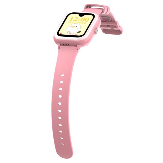 Ceas smartwatch copii gps 5-15m 4G Android Wifi AMOLED 1.72in, Roz [2]