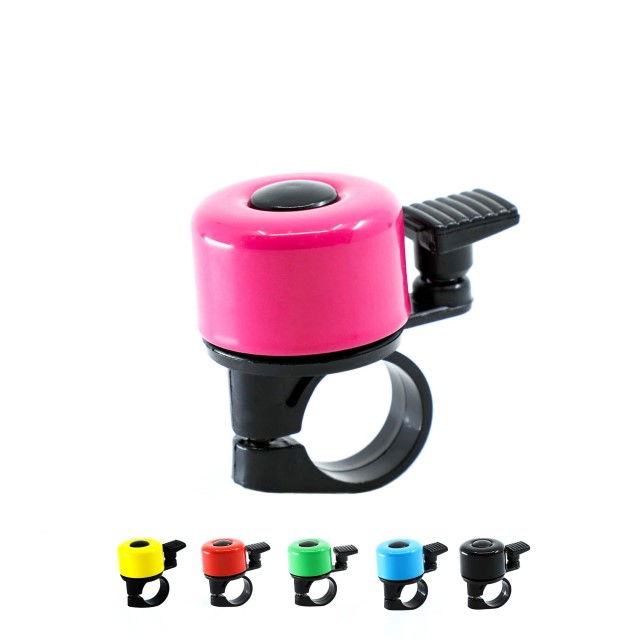 Clopotel pentru bicicleta, sonerie din aluminiu si plastic rezistent, Roz [2]