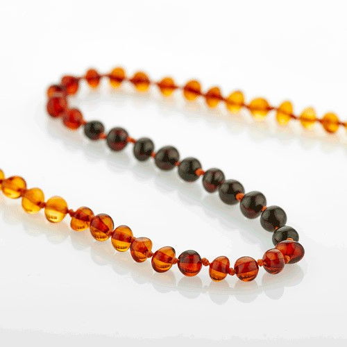 Colier din chihlimbar pentru copii BabyJem, Gökkuşağı [3]