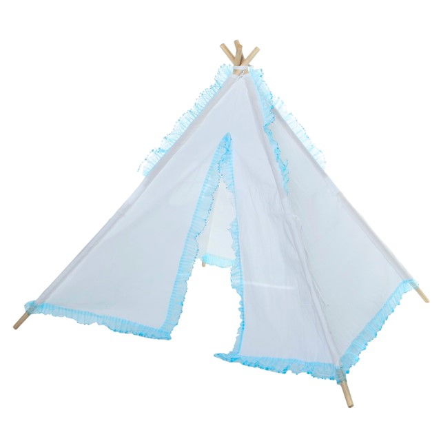 Cort de joaca pentru copii, cort teepee, stil indian, Empria, 110x110x110 cm, Diverse culori [3]