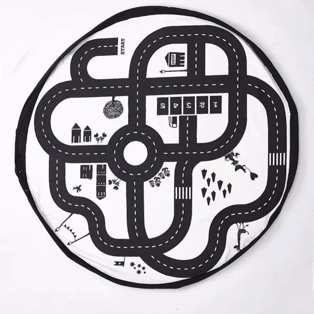 Covoras de joaca si saculet de jucarii 2 in 1 - ROADMAP Drool [4]