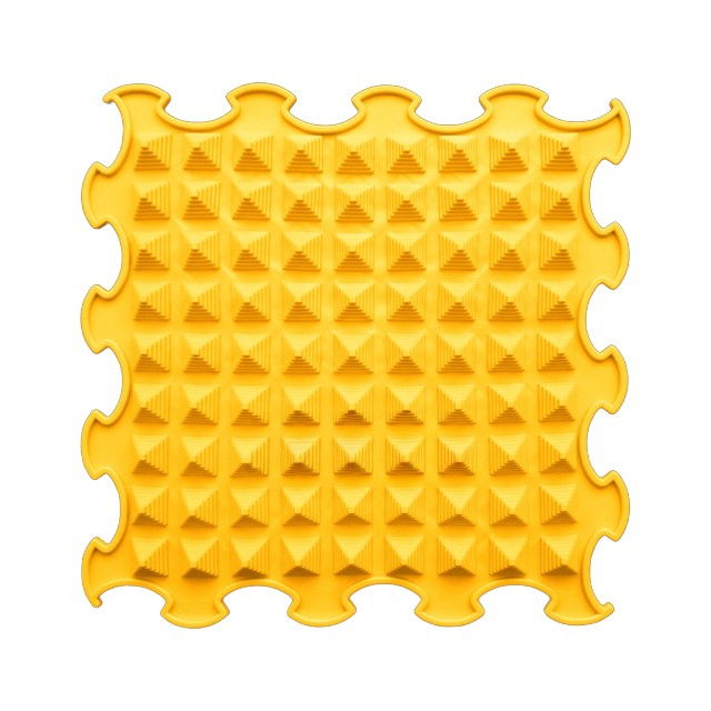 Covoras ortopedic pentru masaj, 1 piesa, model Little Pyramids,Galben [2]