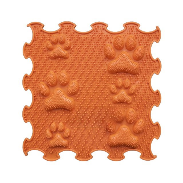 Covoras ortopedic pentru masaj, 1 piesa, model Lucky Paws, Portocaliu [3]