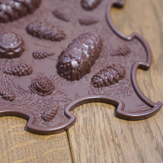 Covoras ortopedic pentru masaj, 1 piesa, textura rigida, model Pinecones, Diverse culori [5]