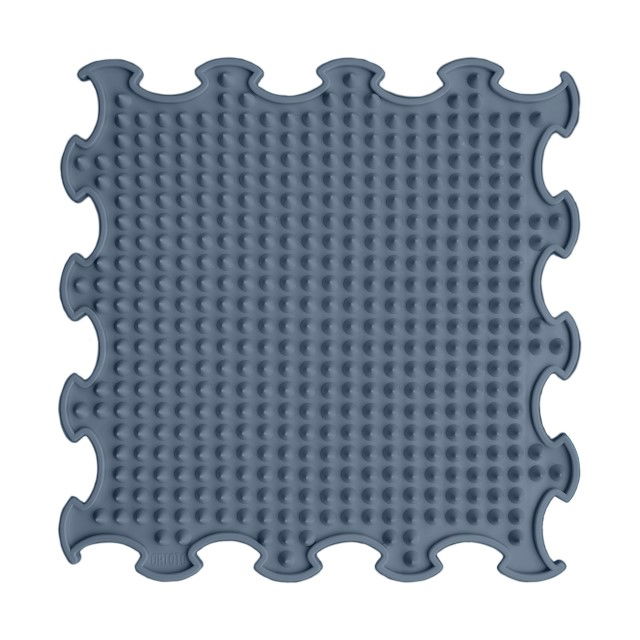 Covoras ortopedic pentru masaj, 1 piesa, textura moale, model Spikes, Gri