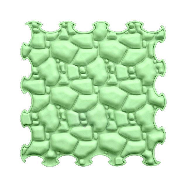 Covoras ortopedic pentru masaj, 1 piesa, model Stones, Verde [3]