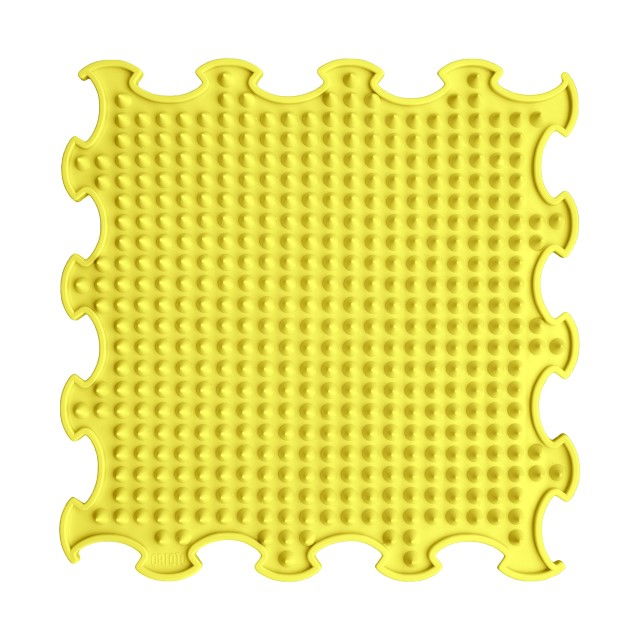 Covoras ortopedic pentru masaj, 1 piesa, model Spikes, Galben [2]