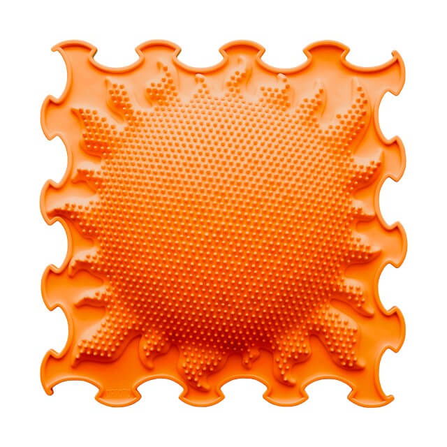 Covoras ortopedic, senzorial, set puzzle, 6 piese cu diferite texturi, Intensive Barefoot Path [8]