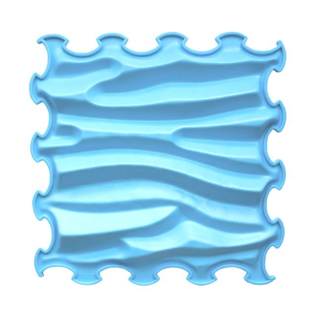 Covoras ortopedic, senzorial, set puzzle, 6 piese cu diferite texturi, Intensive Barefoot Path [10]