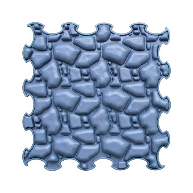 Covoras ortopedic, senzorial, set puzzle, 8 piese cu diferite texturi, Sensory&Calm Pastel Set [11]