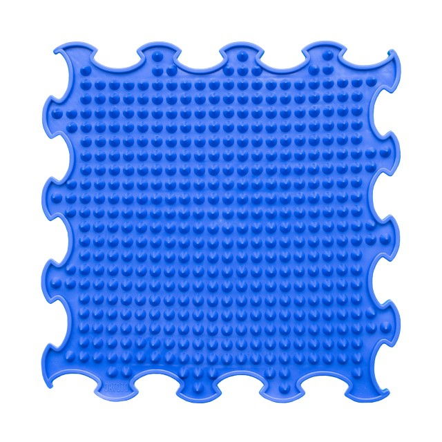 Covoras ortopedic, senzorial, set puzzle, 8 piese, model Spikes, textura rigida, Multicolor [2]