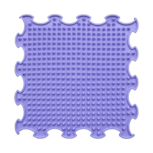 Covoras ortopedic, senzorial, set puzzle, 8 piese, model Spikes, textura rigida, Multicolor [4]