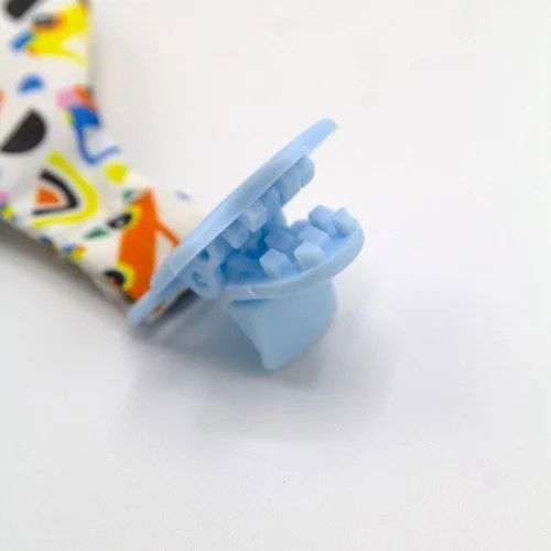 Cravata bebelusi cu accesoriu de dentitie BabyJem, Bleu [5]