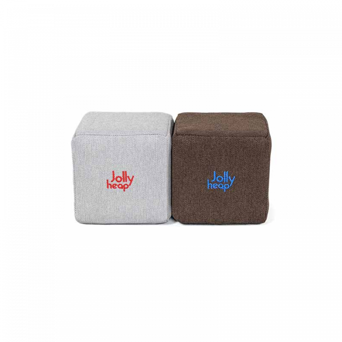 Cuburi Magnetice Basic de joaca, JollyHeap, 100 cuburi, Alb Fildes-Maro [2]