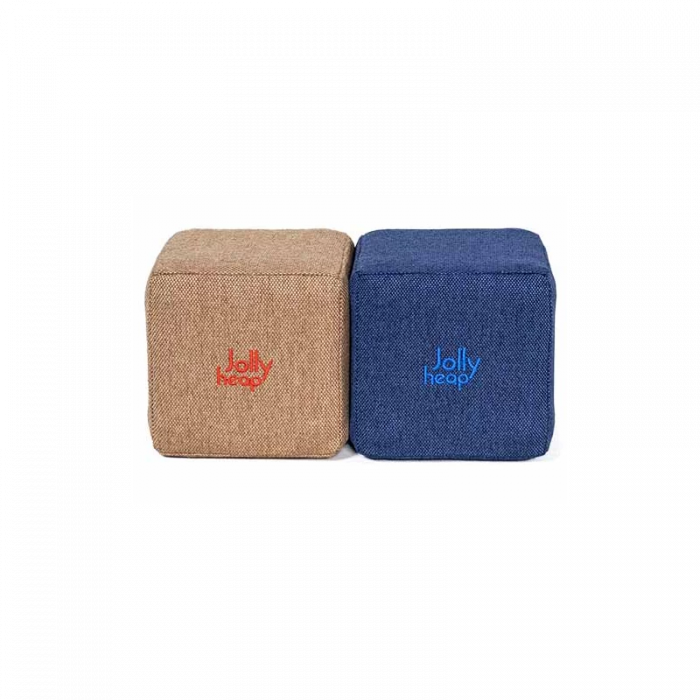 Cuburi Magnetice Basic de joaca, JollyHeap, 100 cuburi, Bej-Albastru [2]