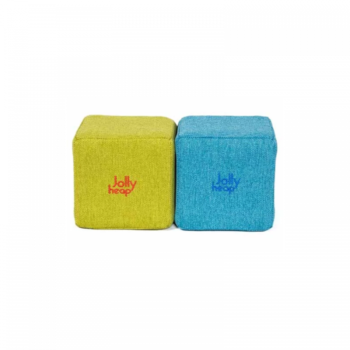 Cuburi CREATIVE Magnetice, JollyHeap, 100 cuburi, Verde-Bleu [2]