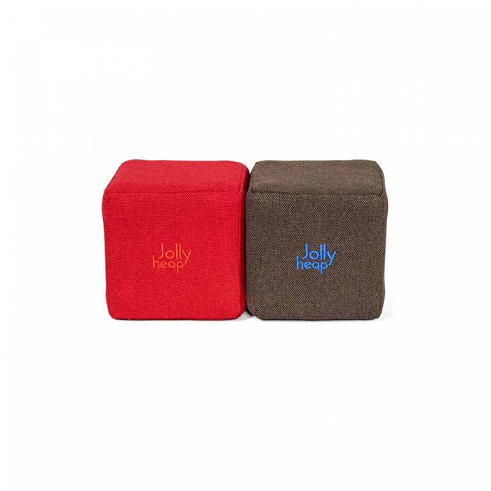 Cuburi CREATIVE Magnetice, JollyHeap, 100 cuburi, Rosu-Maro [2]