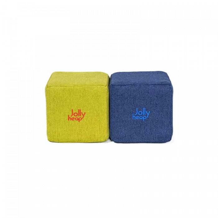 Cuburi CREATIVE Magnetice, JollyHeap, 100 cuburi, Verde-Albastru [2]