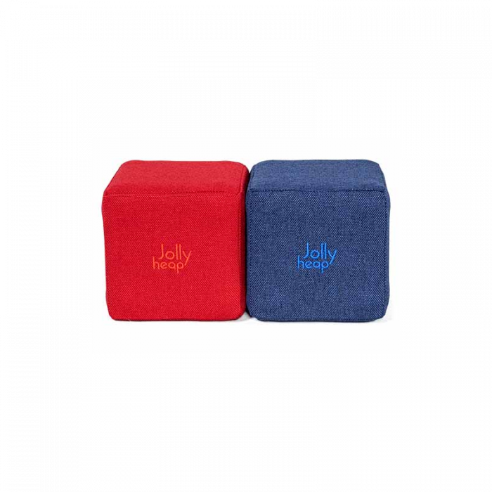 Cuburi CREATIVE Magnetice, JollyHeap, 100 cuburi, Rosu-Albastru [2]