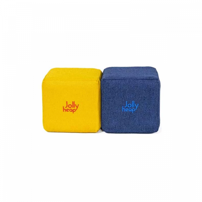 Cuburi CREATIVE Magnetice, JollyHeap, 100 cuburi, Galben-Albastru [2]