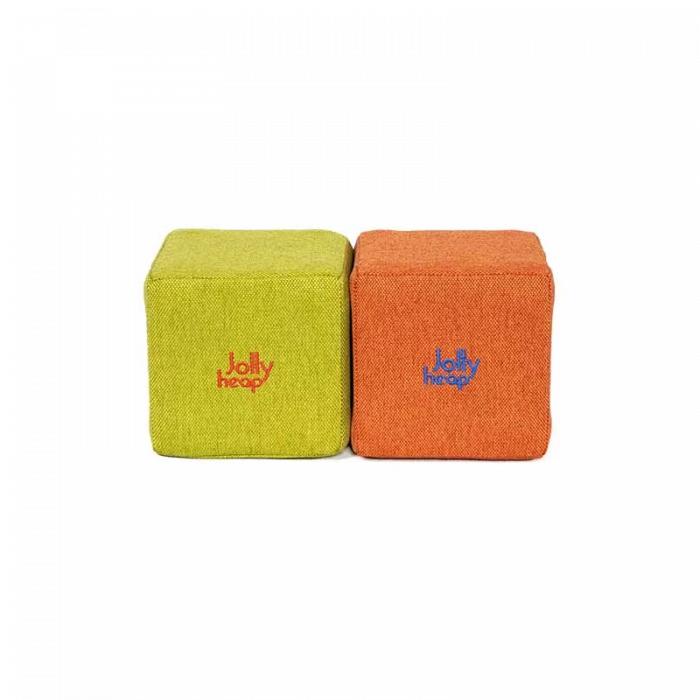 Cuburi CREATIVE Magnetice, JollyHeap, 100 cuburi, Verde-Portocaliu [2]