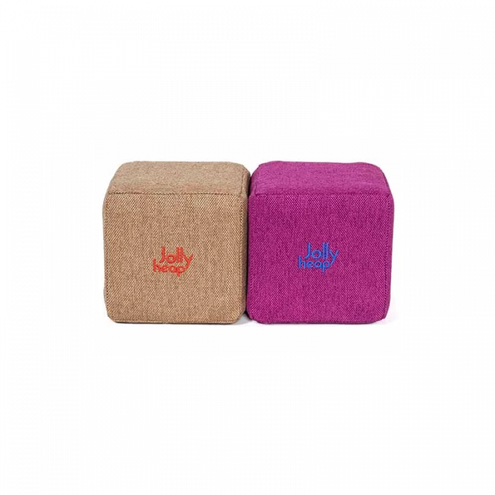 Cuburi Magnetice, JollyHeap Medium, 50 cuburi,  Bej-Roz [2]