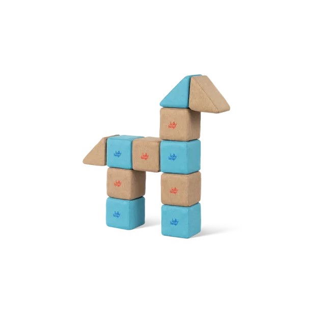 Cuburi Magnetice pentru construit, JollyHeap PIXI, 12 cuburi, Diverse Culori [6]