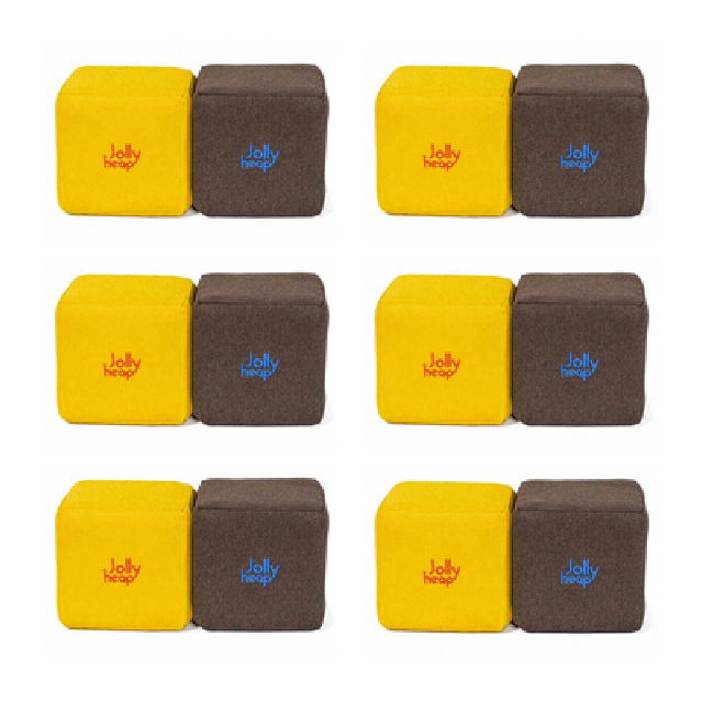 Cuburi Magnetice pentru construit, JollyHeap PARTY, 500 cuburi - 4 forme, Diverse Culori [14]