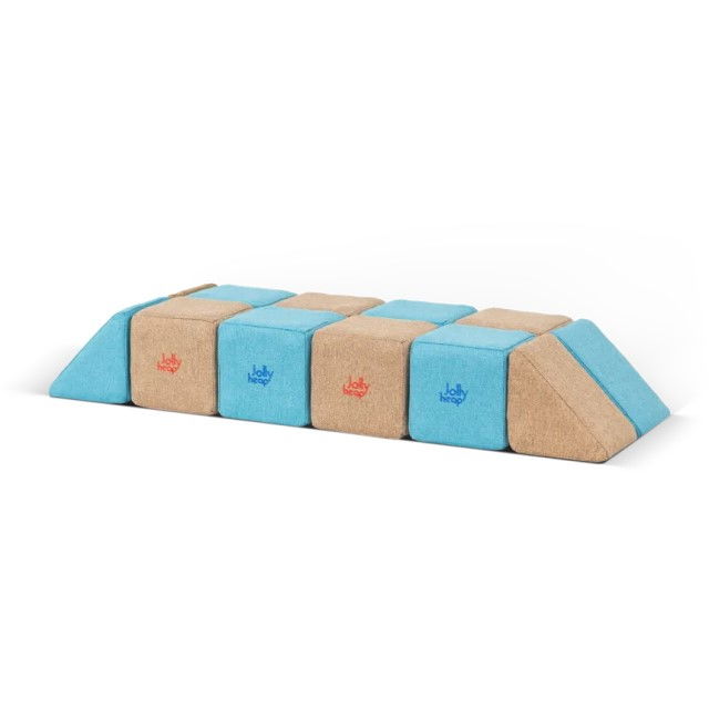 Cuburi Magnetice pentru construit, JollyHeap PIXI, 12 cuburi, Diverse Culori [11]