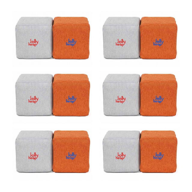 Cuburi Magnetice pentru construit, JollyHeap FUN, 300 cuburi - 4 forme, Diverse Culori [10]