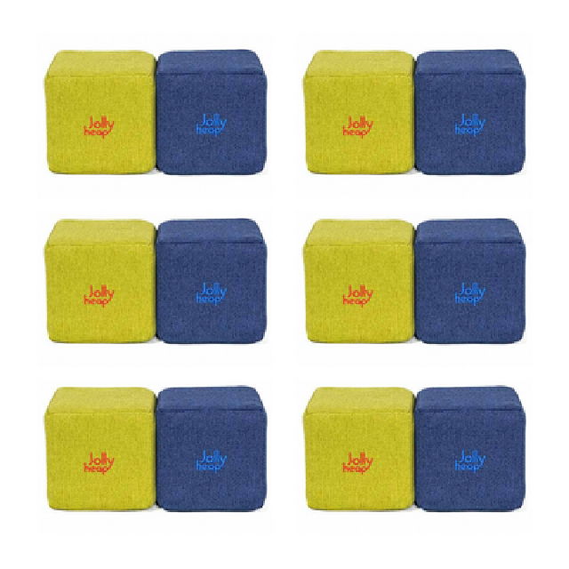 Cuburi Magnetice pentru construit, JollyHeap FUN, 300 cuburi - 4 forme, Diverse Culori [10]