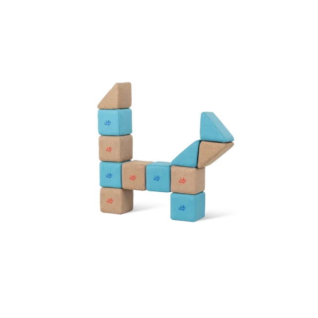 Cuburi Magnetice pentru construit, JollyHeap PIXI, 12 cuburi, Diverse Culori [7]