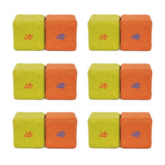 Cuburi Magnetice pentru construit, JollyHeap FUN, 300 cuburi - 4 forme, Diverse Culori [10]