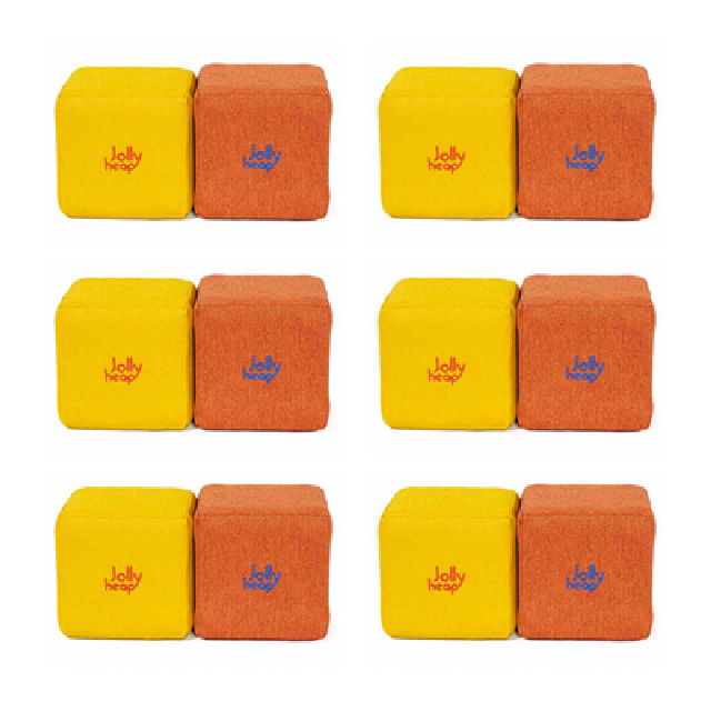 Cuburi Magnetice pentru construit, JollyHeap PARTY, 500 cuburi - 4 forme, Diverse Culori [14]