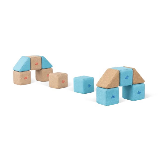 Cuburi Magnetice pentru construit, JollyHeap PIXI, 12 cuburi, Diverse Culori [13]