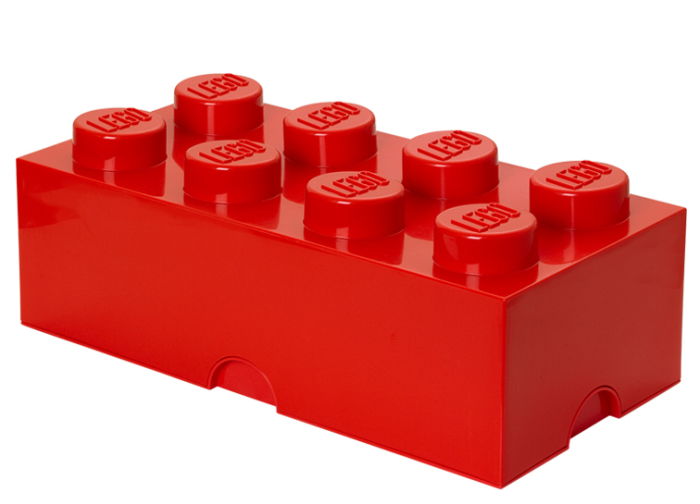Cutie depozitare LEGO® 2x4 rosu (40041730) [1]