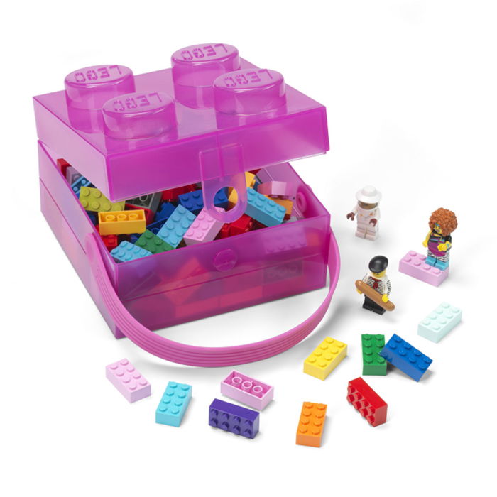 Cutie LEGO 2x2 - violet transparent (40240009) [3]