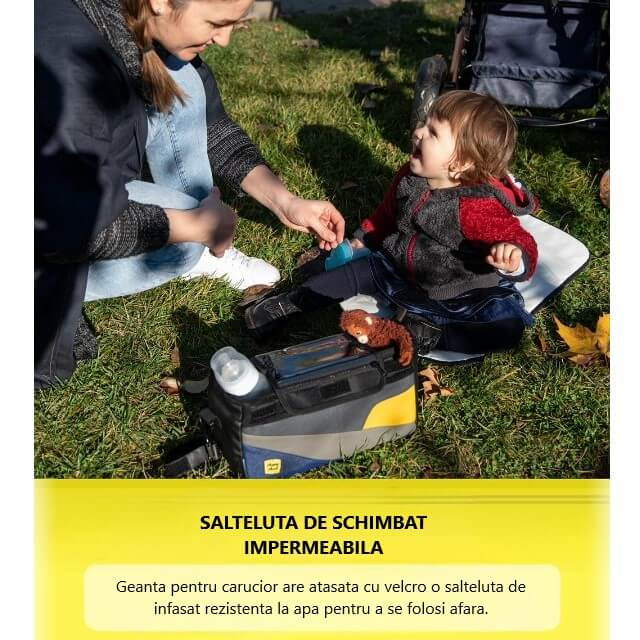 PRODUS RESIGILAT - Geanta bebe organizator carucior bebelusi, 36x21x11 cm [6]