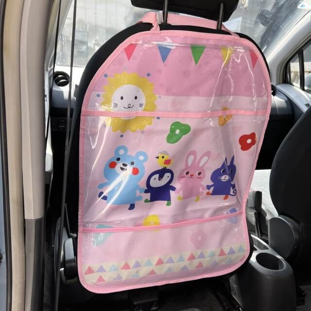 Husa protectie scaun auto copii, impermeabila, 3 buzunare, Empria, 65x44.5 cm, Diverse culori [7]