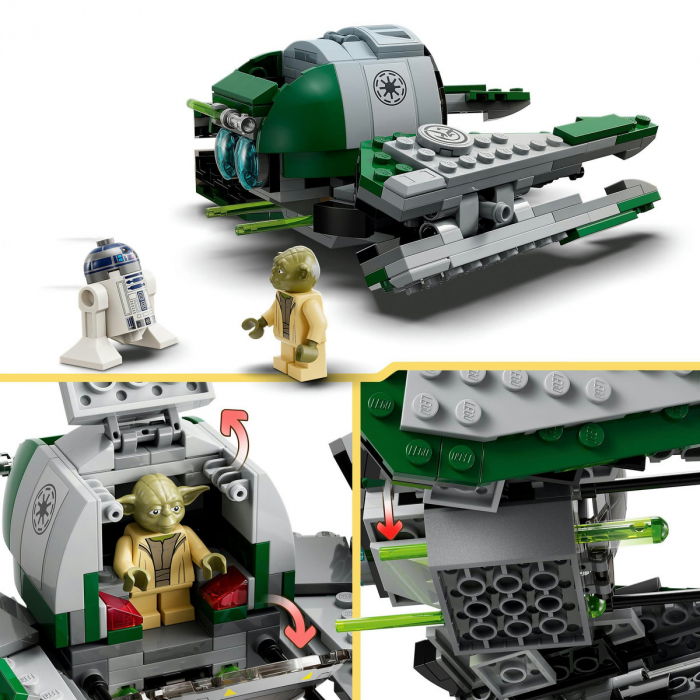 LEGO® Star Wars - Jedi Starfighter al lui Yoda (75360), 253 piese [8]