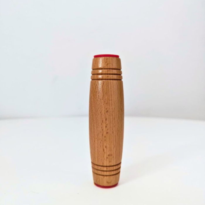 Jucarie antistres Fidget Stick Mokuru din lemn, diverse culori [5]