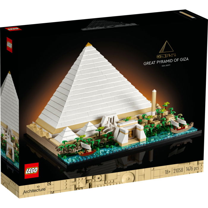  LEGO®  Architecture - Marea Piramida din Giza (21058), 1476 piese [2]
