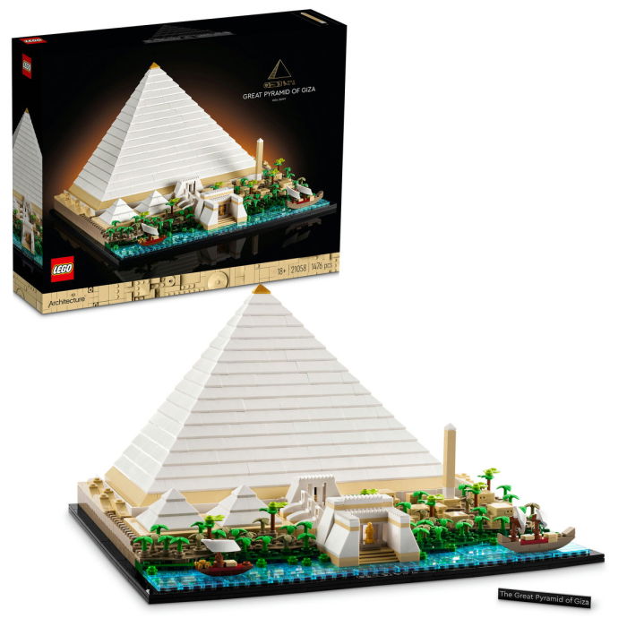  LEGO®  Architecture - Marea Piramida din Giza (21058), 1476 piese [1]