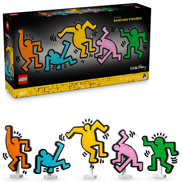 LEGO®  Art - Keith Haring – Figurine care danseaza (31216), 1773 piese [1]