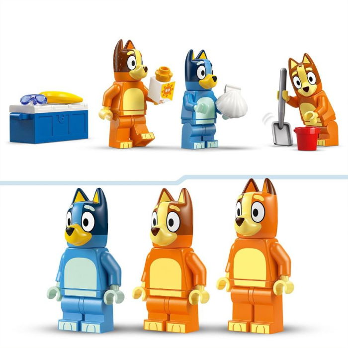 LEGO® Bluey -  Calatoria familiei lui Blue cu masina la plaja (11202), 133 piese [7]