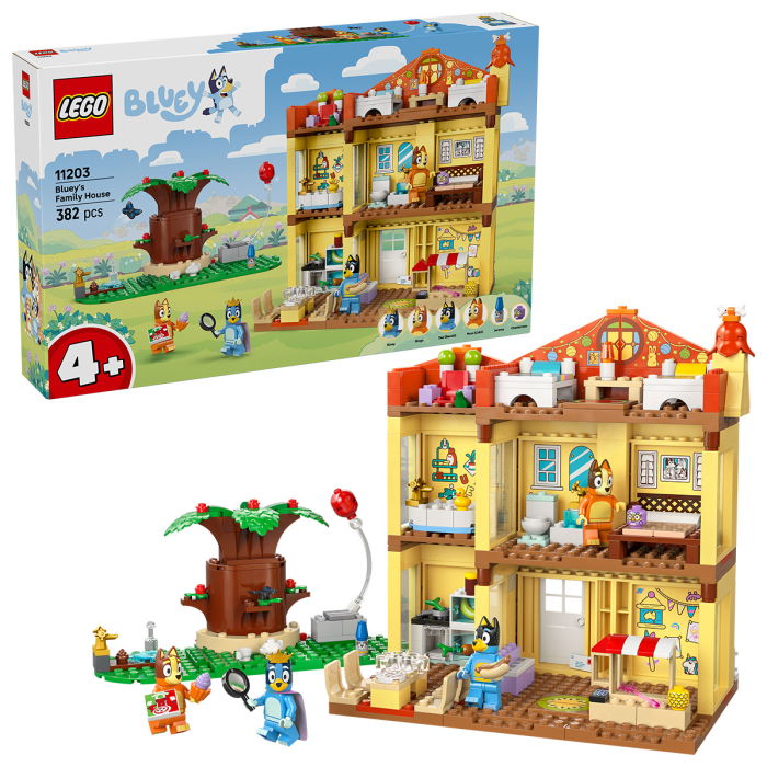 LEGO®  Bluey - Casa familiei lui Blue (11203), 382 piese [1]