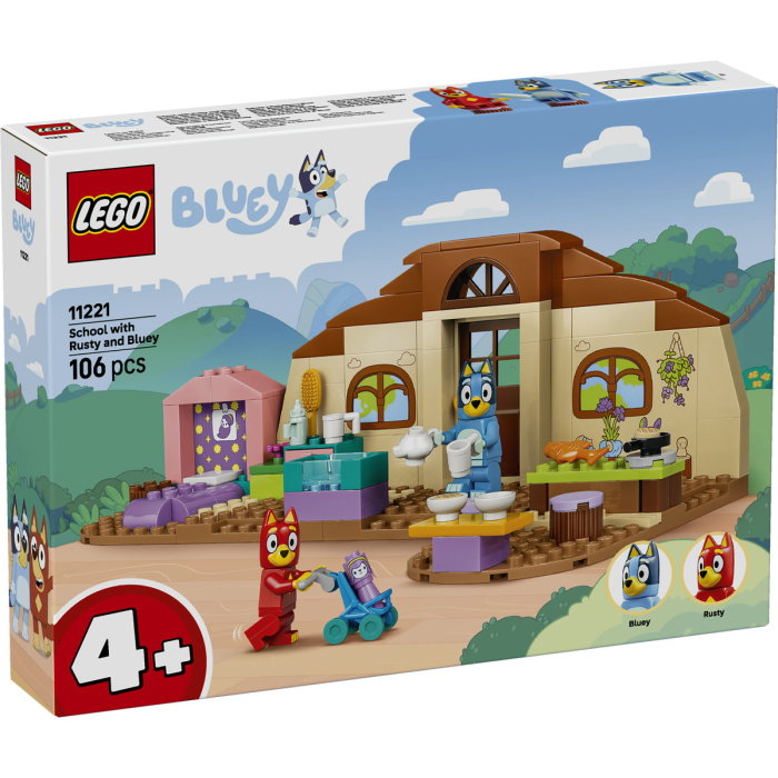 LEGO® Bluey - La scoala cu Rusty si Blue (11221), 106 piese [2]