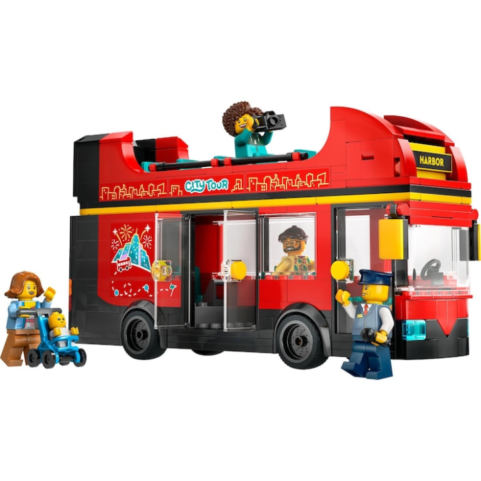 LEGO® City - Autobuz turistic roru cu etaj (60407), 384 piese [2]