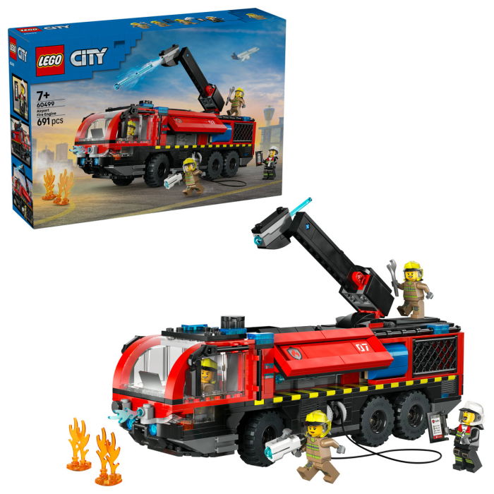 LEGO® City - Autospeciala de pompieri la aeroport (60499), 691 piese [1]